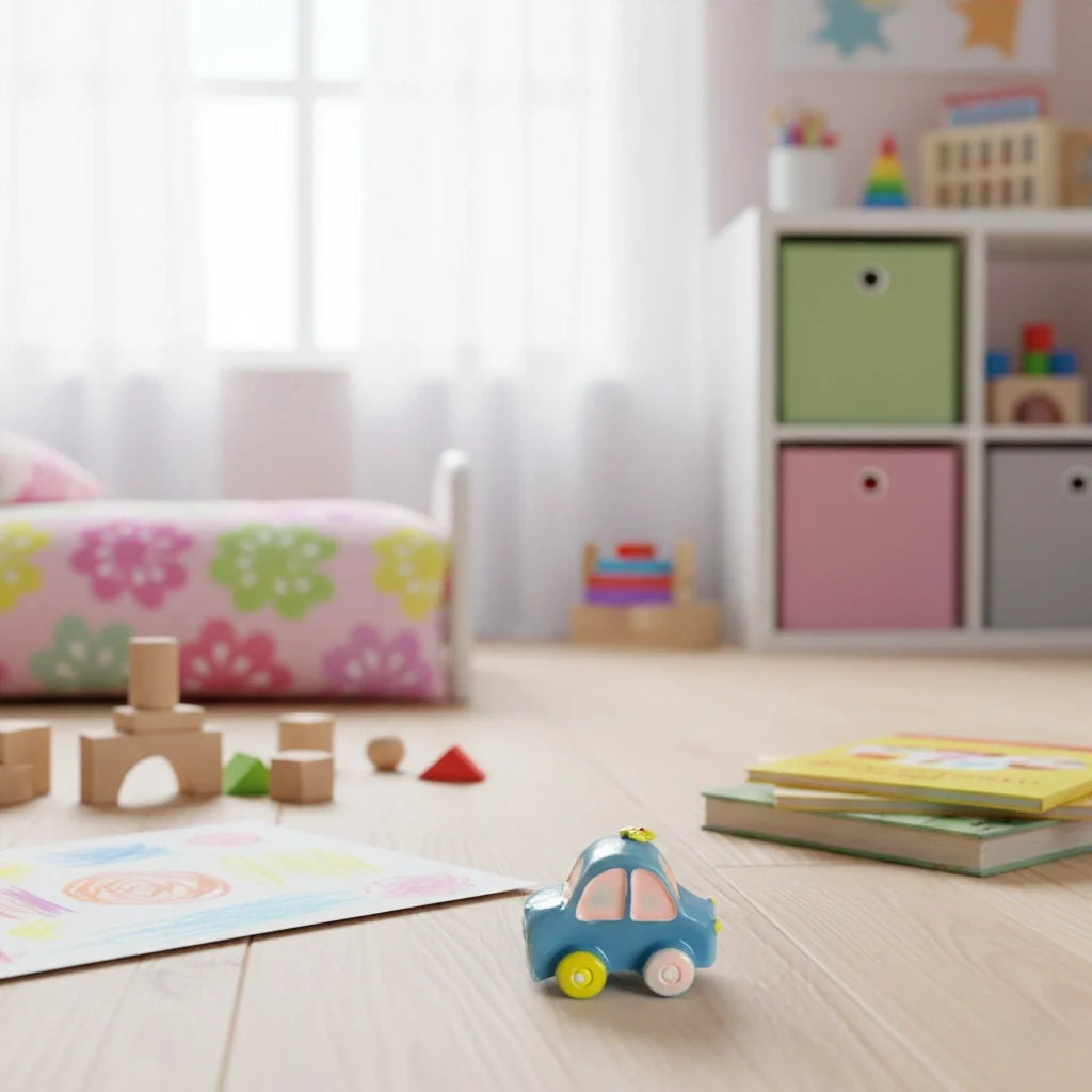 Adorable Miniature Toy Car for creative play.