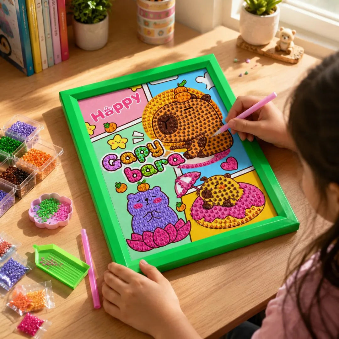 Cute Capybara Couple Diamond Painting Kit (1Pc)