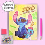 Blue Sitting Alien Diamond Painting Kit Assorted Gems (1pc)