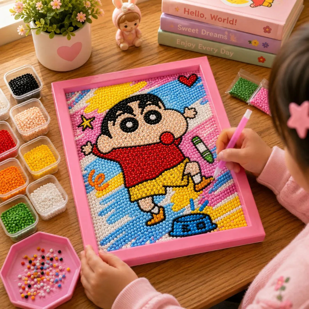 Funny Dancing Shinchan Damond Painting Kit (1Pc)