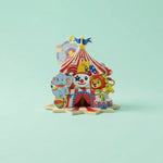 Carnival Circus Tent 3D Puzzle (1Pc) on the blue background.