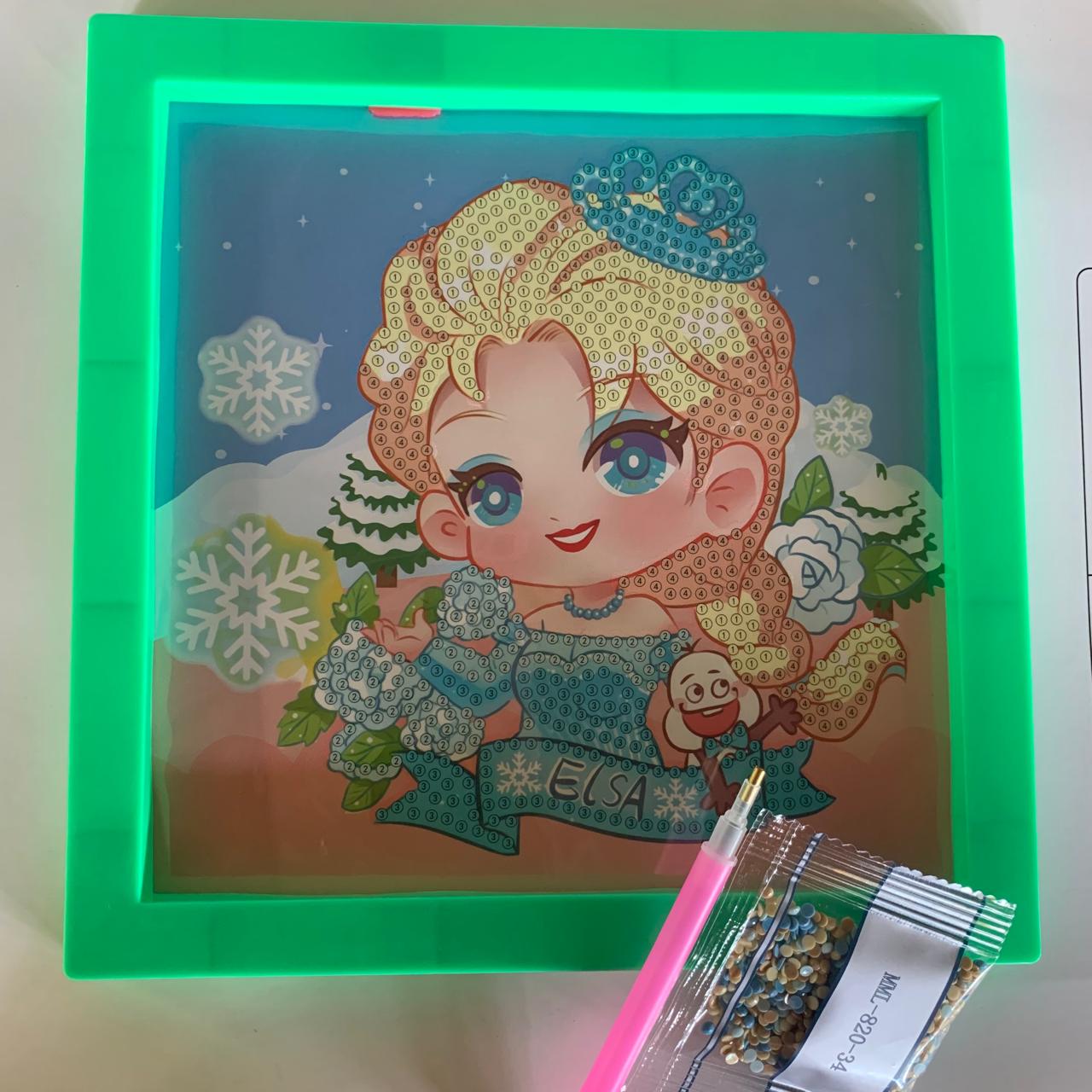Ice Magic Princess Girl Diamond Painting Kit (1pc)