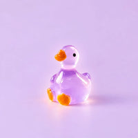 Miniature Glow Cute Duck Assorted (1pc) displayed on a light purple background