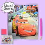 Racing Car Diamond Painting Kit Assorted Gems (1pc)
