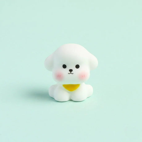 Miniature White Puppy Assorted (1pc)