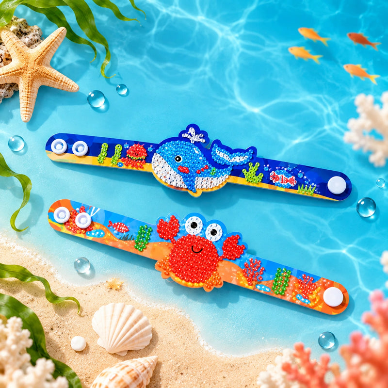 Whale Splash Bracelet Diamond Painting Kit (1Pc)