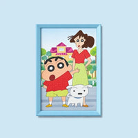 Family Shinchan Diamond Painting Kit (1Pc)