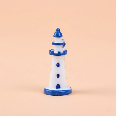 Miniature Sea Side Watch Light Tower Assorted (1pc)
