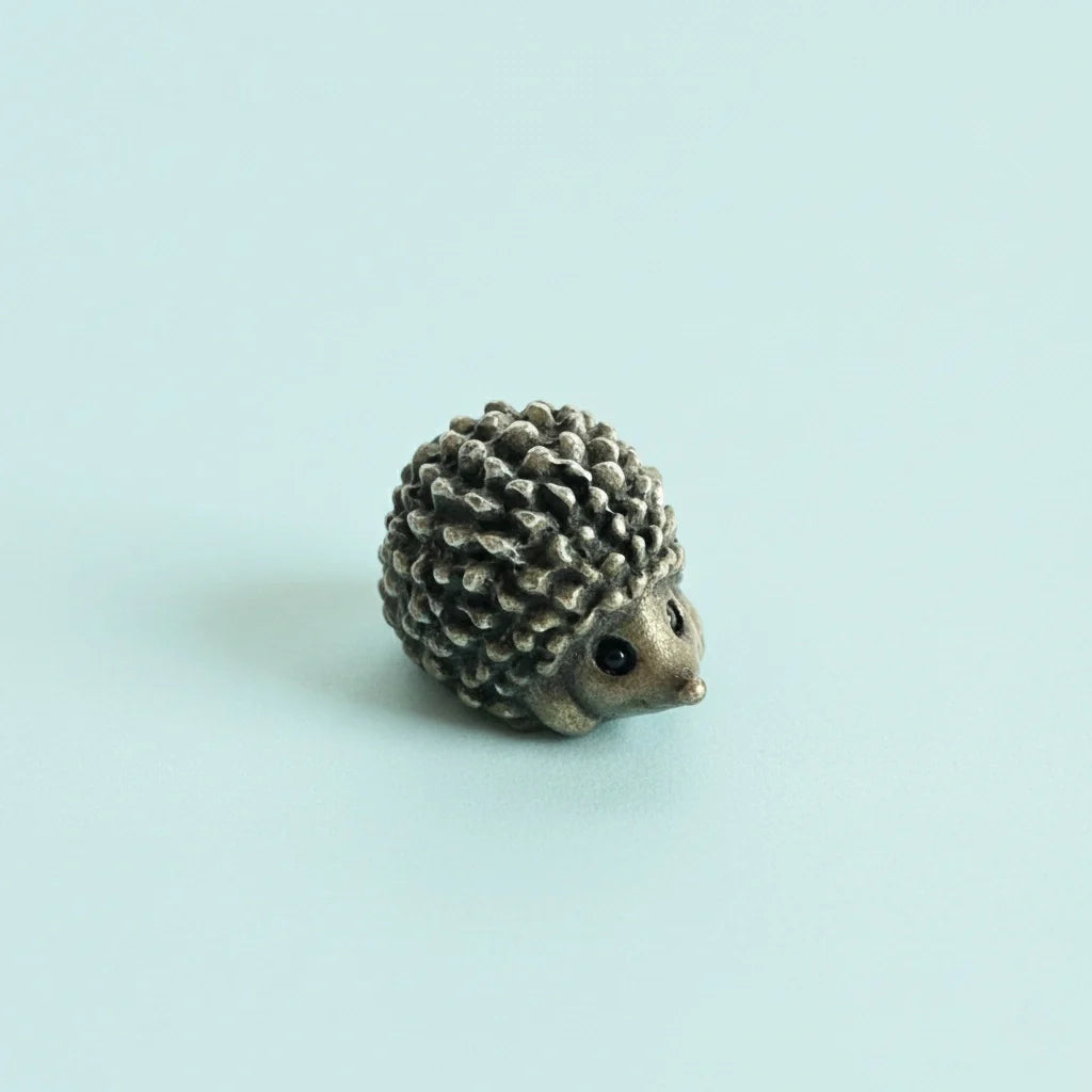 Miniature Porcupine Long Nose on the light blue background.