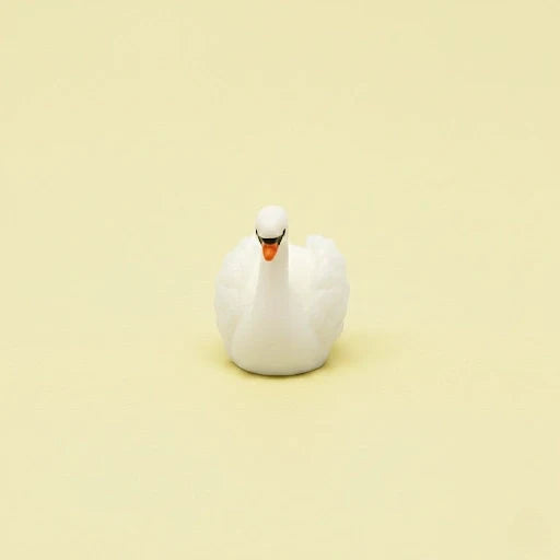 Miniature Swan Assorted (1Pc) on a light cream background.