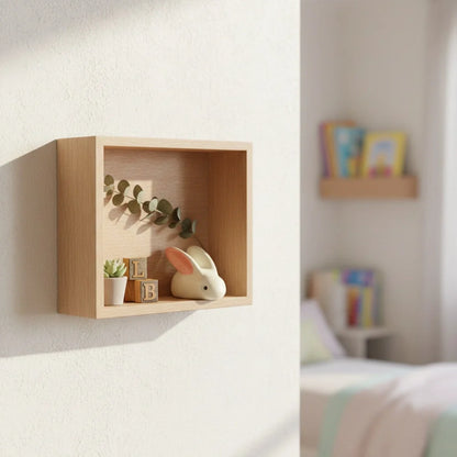 Miniature Mini Rabbit Assorted (1pc) displayed on a wall shelf