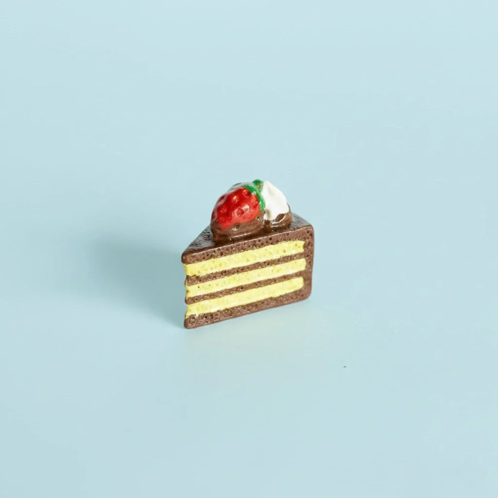 Miniature Dollhouse Pastry (1pc) on the blue background.