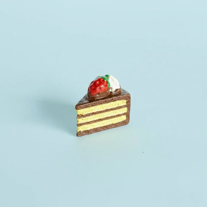 Miniature Dollhouse Pastry (1pc) on the blue background.