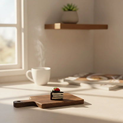 Miniature Dollhouse Pastry (1pc) on the kitchen chopper.