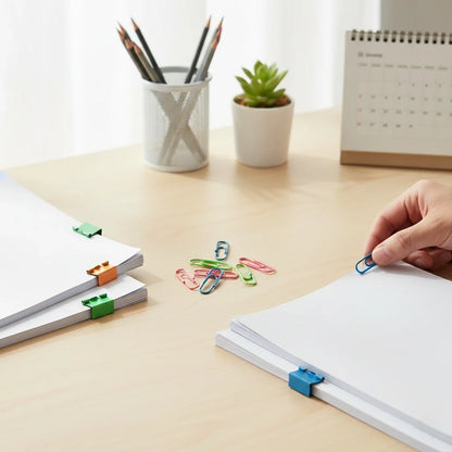 Multi Colored Paper Clips (5pcs)