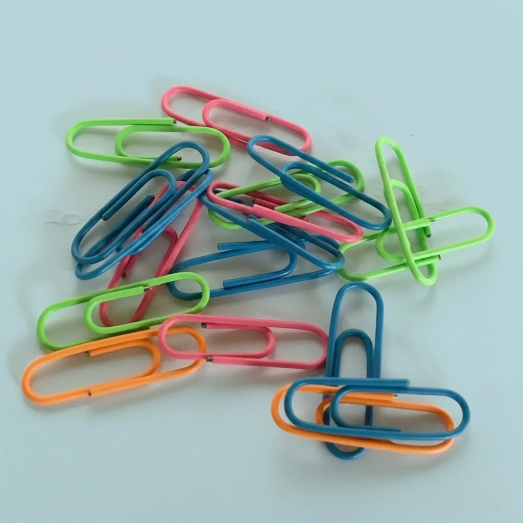 Multi Colored Paper Clips (5pcs)