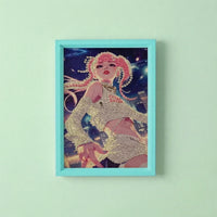 Futuristic Diva Girl Diamond Painting Kit (1Pc)