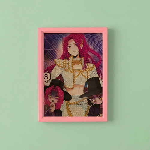 Pink Fantasy Squad Diamond Painting Kit (1Pc)