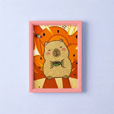 Rocket Snack Bear Bear Diamond Painting Kit (1Pc)