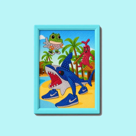 Tropical Sea Monsters Diamond Painting Kit (1Pc)