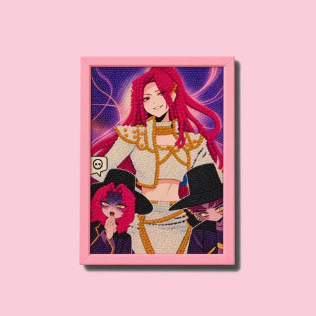 Pink Fantasy Squad Diamond Painting Kit (1Pc)