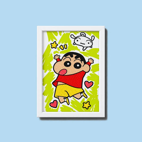 Jumping Shinchan Diamond Painting Kit (1Pc)