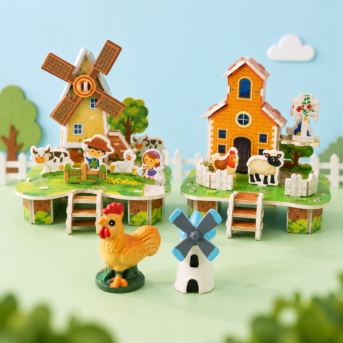 Countryside  Farm 3D Build Kit (4 in 1 set)