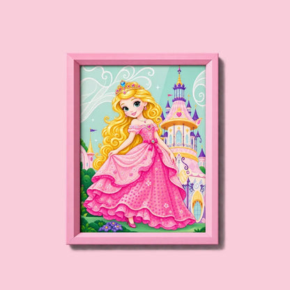 Princess Castle Gown Diamond Painting Kit (1Pc)