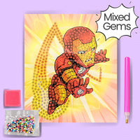 Armoured Hero Diamond Painting Kit Assorted Gems (1pc)
