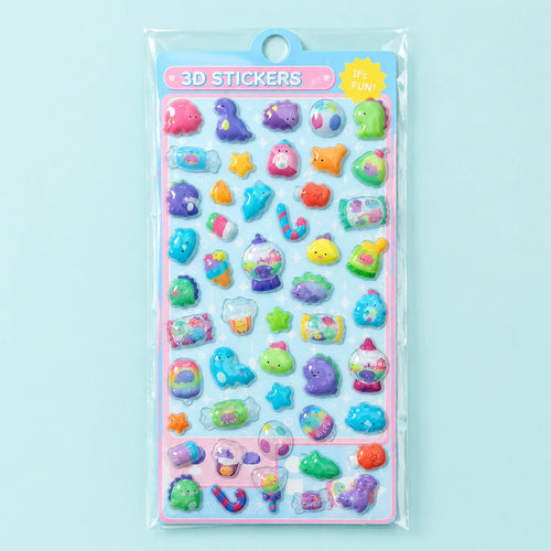 Candy Critters 3D Stickersheet
