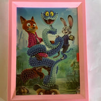 Cartoon Animal Crew Diamond Painting Kit (1Pc)