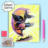 Clawed Hero Diamond Painting Kit Assorted Gems (1pc)