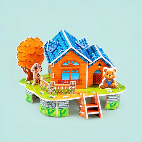 Cozy Forest Cabin 3D puzzle (1Pc)