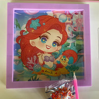 Cute Mermaid Girl Diamond Painting Kit (1pc)