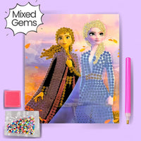Daring Sisters Diamond Painting Kit Assorted Gems ( 1pc )