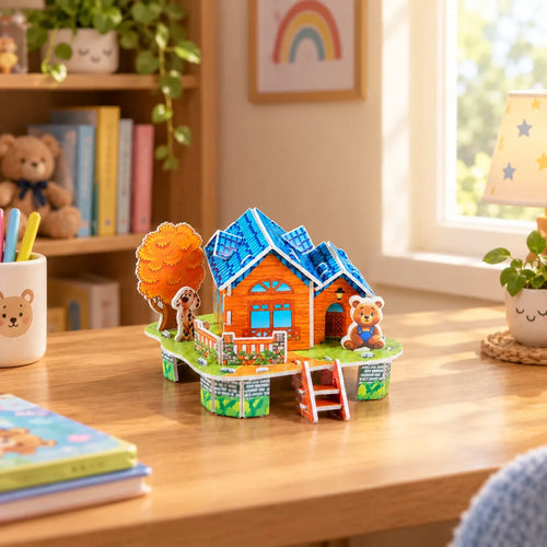 Cozy Forest Cabin 3D puzzle (1Pc)