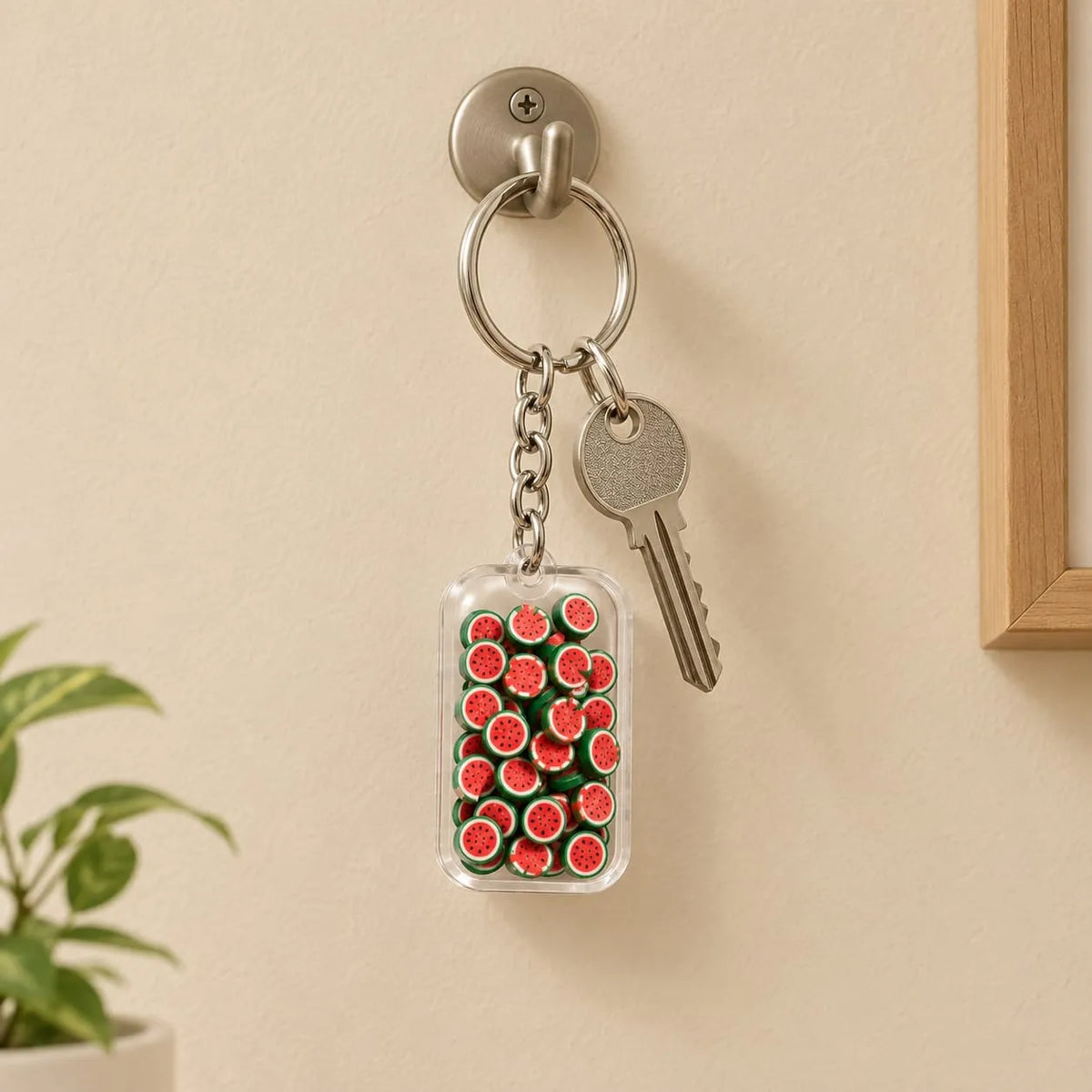 Miniature Polymer Clay Full Watermelon Slice (10pcs)