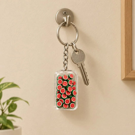 Miniature Polymer Clay Full Watermelon Slice (10pcs)