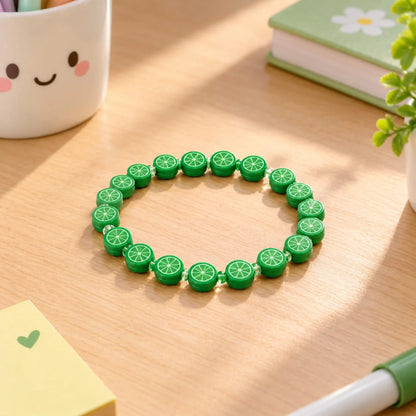 Miniature Polymer Clay Green Orange (10pcs)