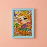 Flower Hair Girl Diamond Painting Kit (1pc)