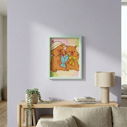 Cute Bear Love Hug Diamond Painting Kit (1pc)