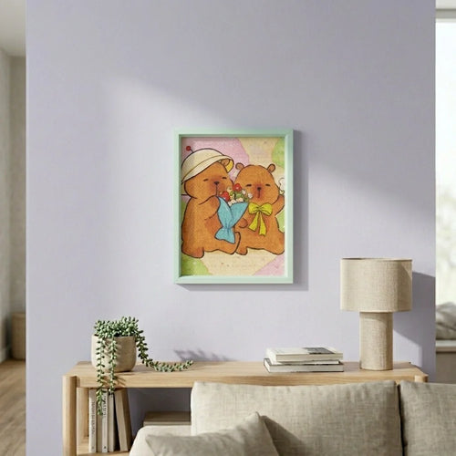 Cute Bear Love Hug Diamond Painting Kit (1pc)