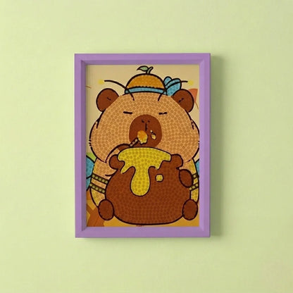 Hungry Bear Diamond Painting Kit (1pc)