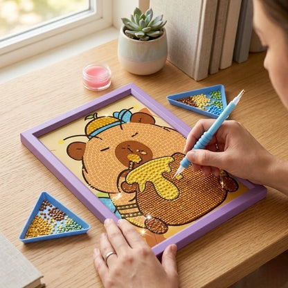 Hungry Bear Diamond Painting Kit (1pc)