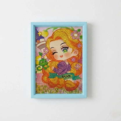 Flower Hair Girl Diamond Painting Kit (1pc)