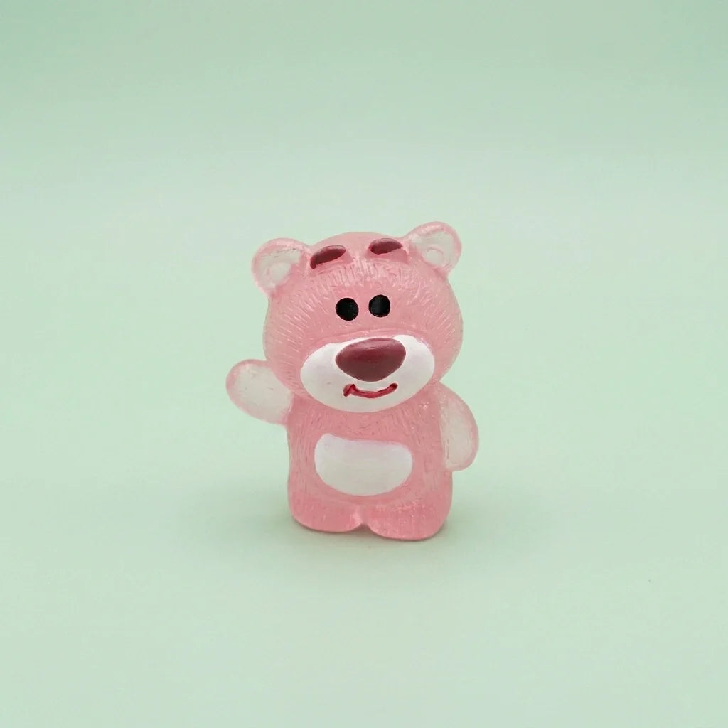 Miniature Glow Pink Bear Assorted (1pc)