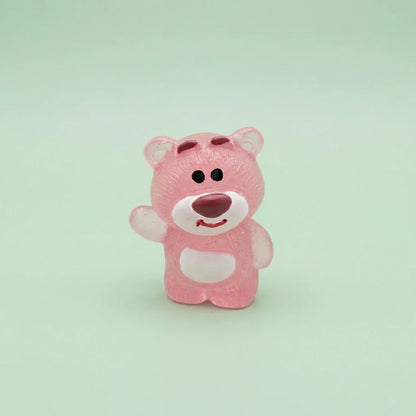 Miniature Glow Pink Bear Assorted (1pc)