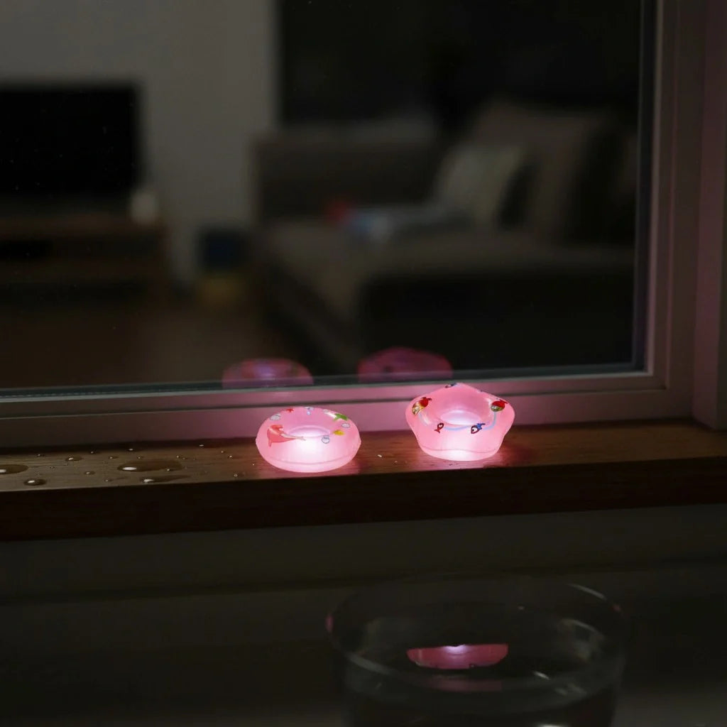 Miniature Glow Floating Swimming Ring Assorted (1pc)