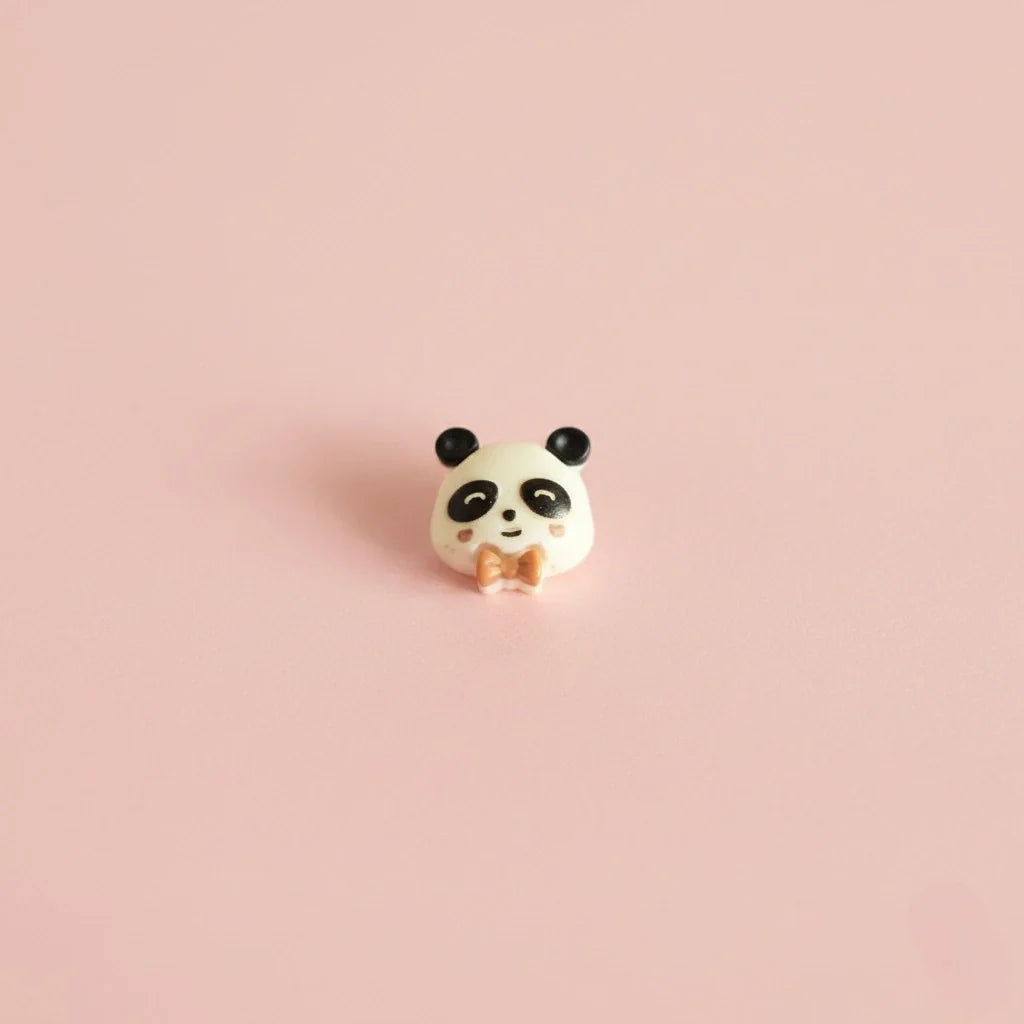 Miniature Panda Head Assorted (1pc)