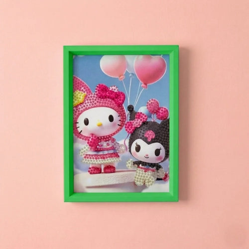 Kuromi Balloon Friends Diamond Painting Kit (1pc)